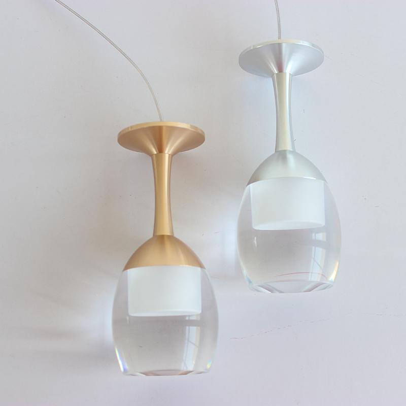 Modern Wine Glass Shaped Pendant Lights - Image 5