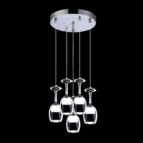 Modern Wine Glass Shaped Pendant Lights - Image 7