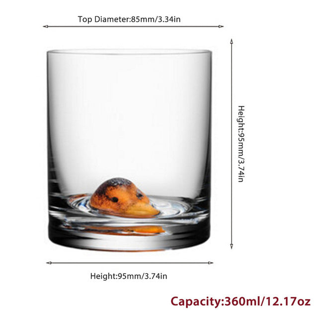 3D Animal Ultra Clear Unique Wine Glass - Image 8