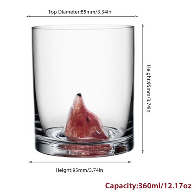 3D Animal Ultra Clear Unique Wine Glass - Image 9