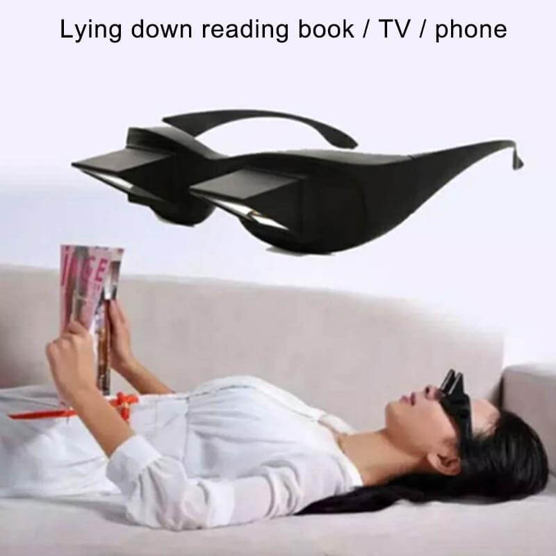 Lazy Horizontal Reading Glasses