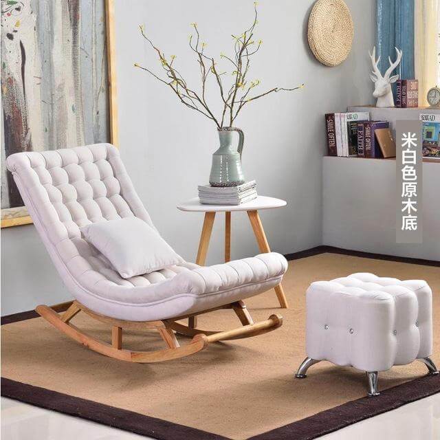 European High-end  Luxury Rocking Rocking Lounge Chair - Image 11
