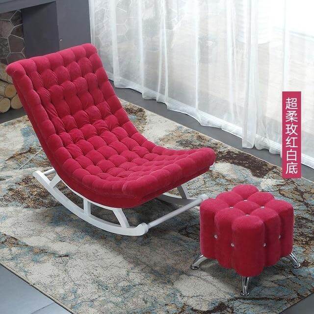 European High-end  Luxury Rocking Rocking Lounge Chair - Image 1
