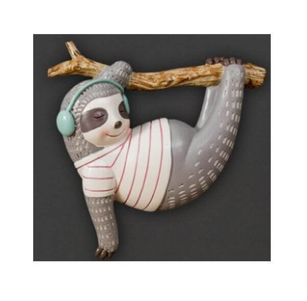 Sloth Animal Wall Hanging Sculpture - Image 4