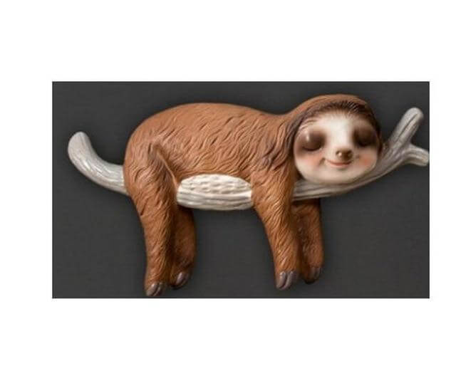 Sloth Animal Wall Hanging Sculpture - Image 9