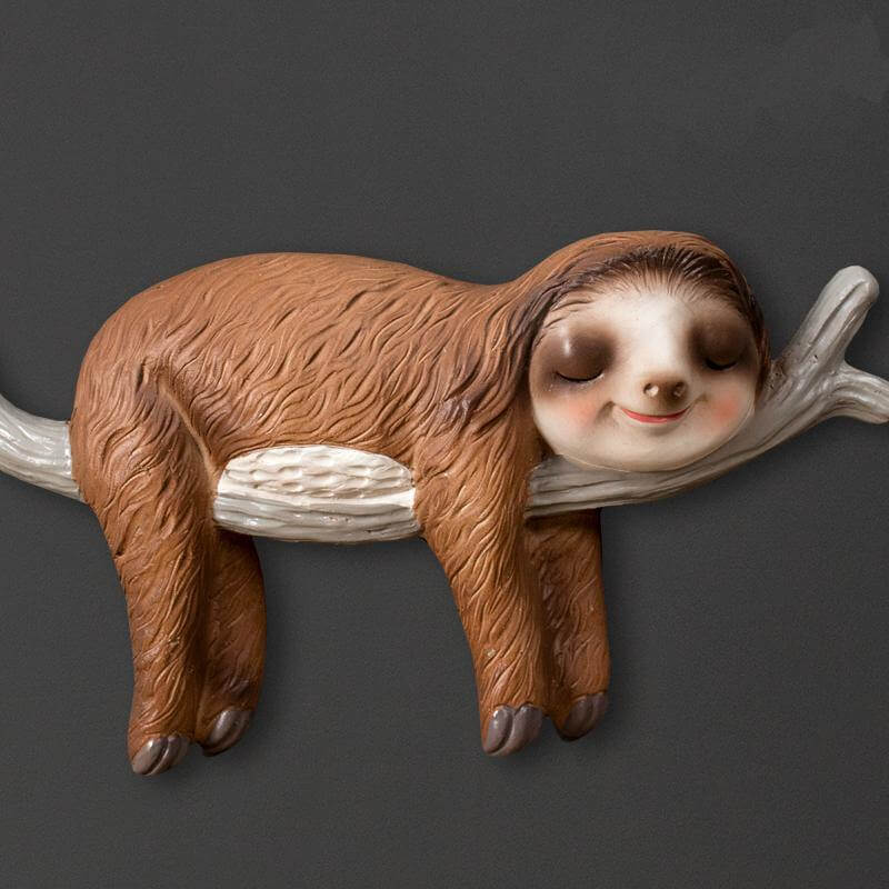Sloth Animal Wall Hanging Sculpture - Image 10