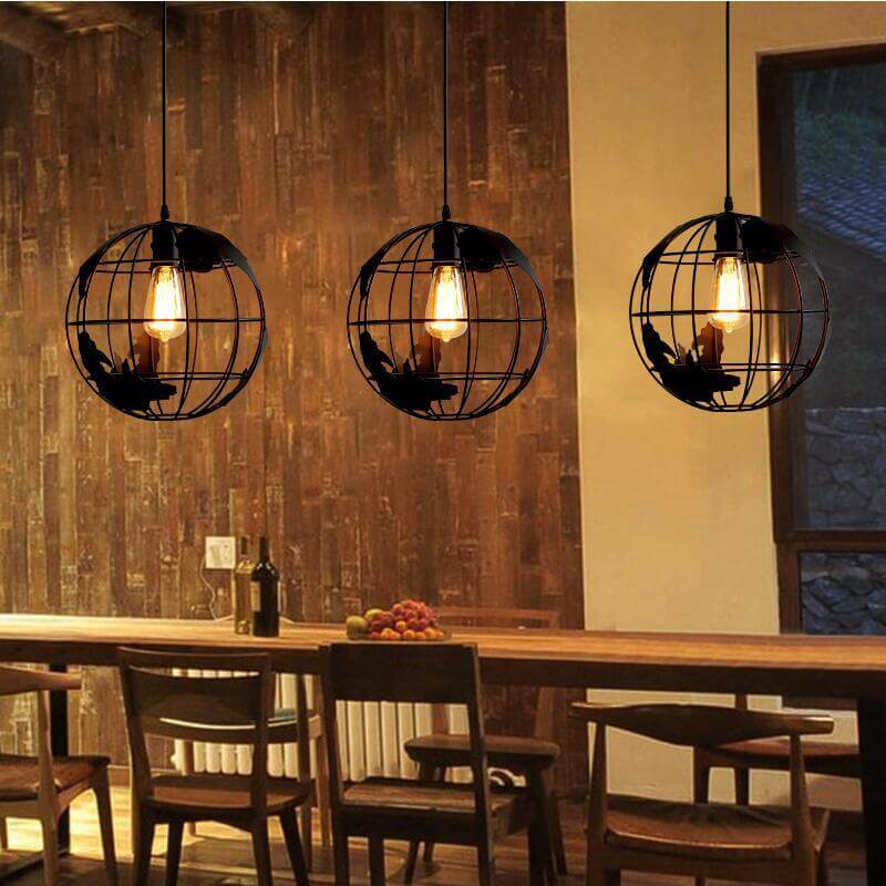 Nordic Globe Retro Lamp - Image 9