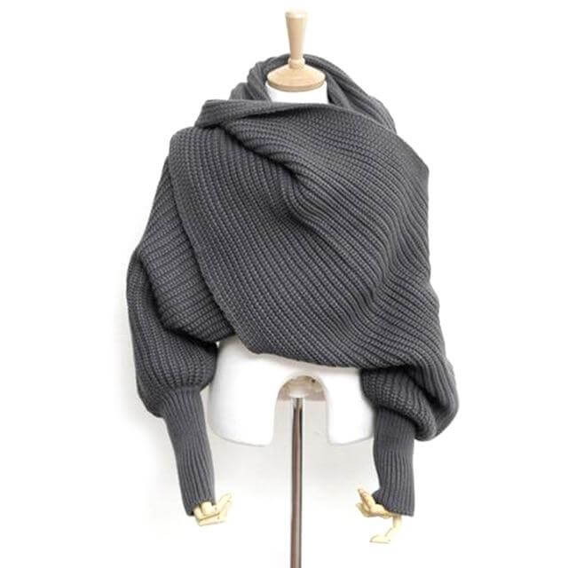 Scarf With Sleeves - Image 7