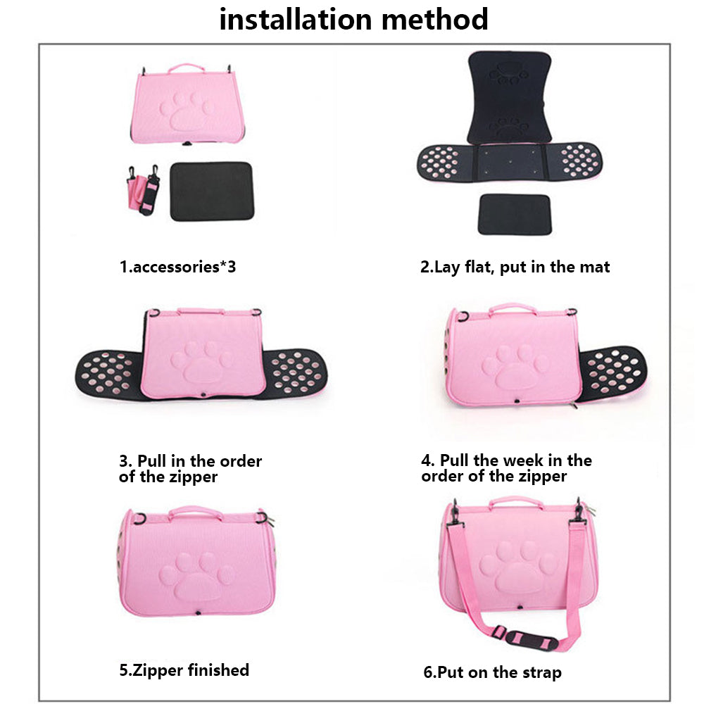 Creative Breathable Foldable Pet Carrier Bag - Image 10