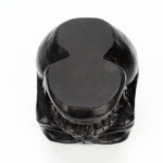 Resin Black Skull Makeup Organizer