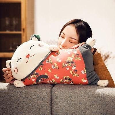 Japanese Style Cute Luck Pillow