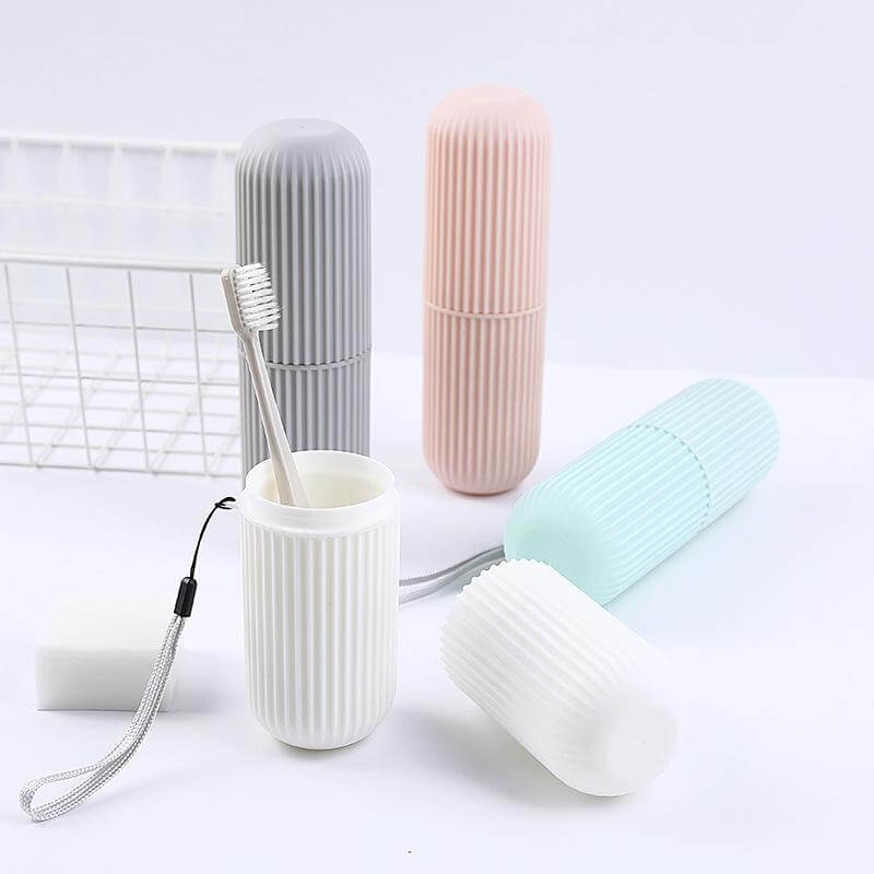 Pastel Portable Travel Toothbrush Case - Image 0