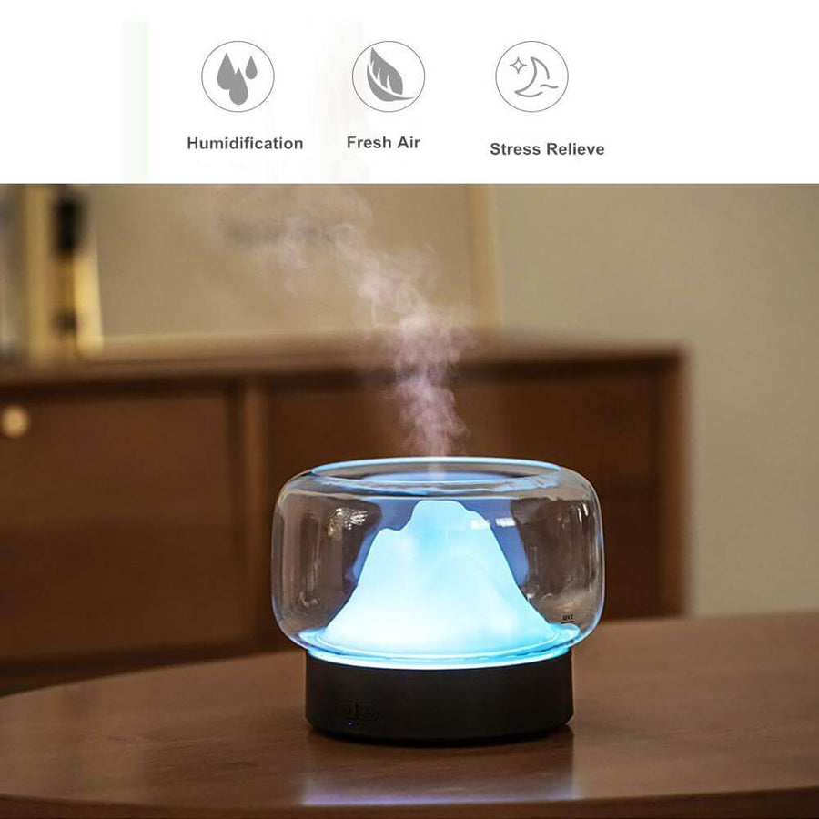 Moutain View Essential Oil Aromatherapy Diffuser Lamp - Image 4