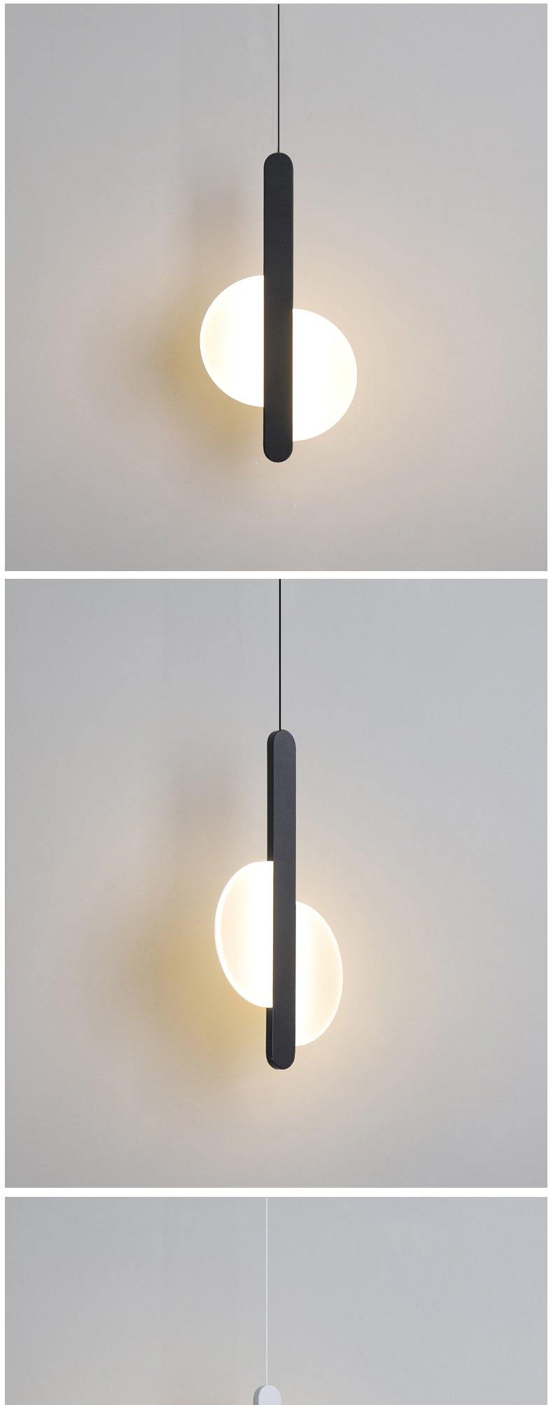 Modern Led Half Sun Chandelier