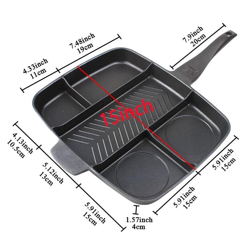 5in1 Non-Stick Multi Grill Pan - Image 2