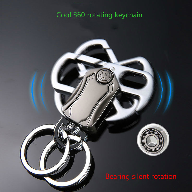 Multifunctional 360 Rotating Car Keychain - Image 1