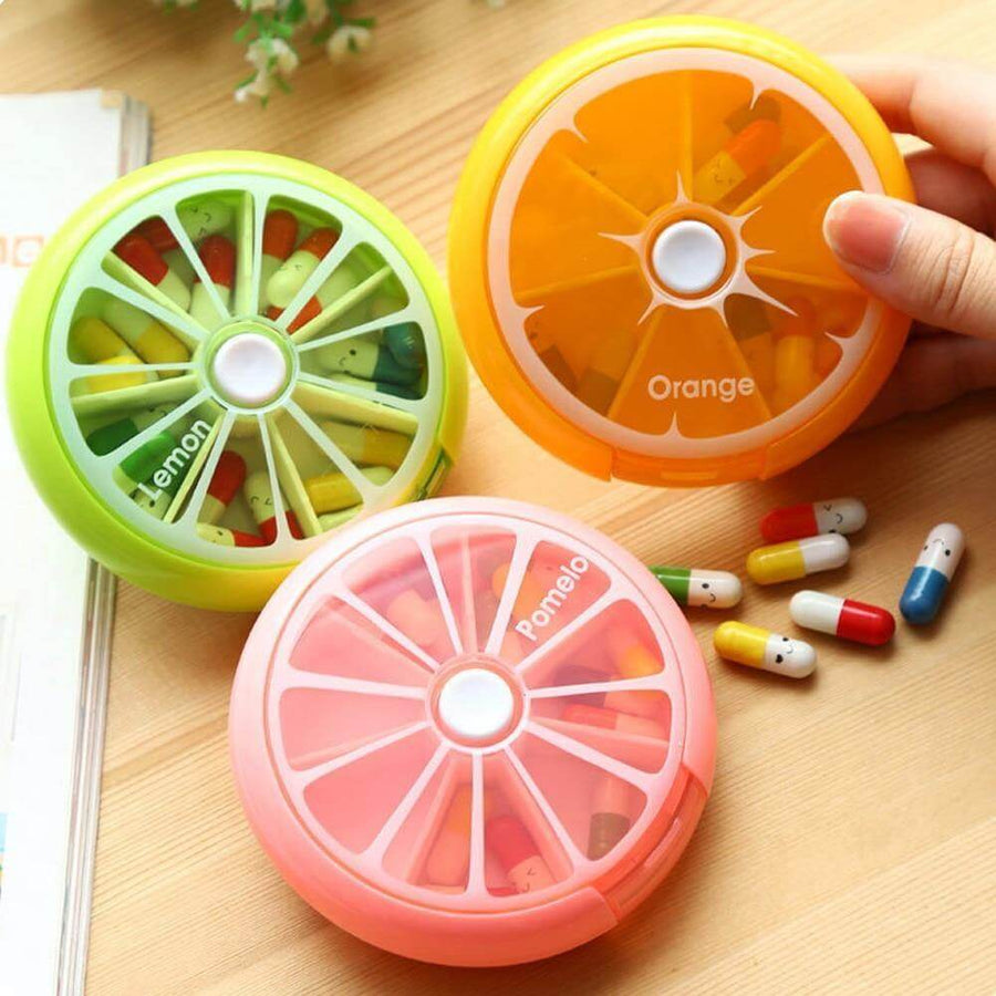 2pcs Weekly Rotating Pill Box Organizer - Image 4
