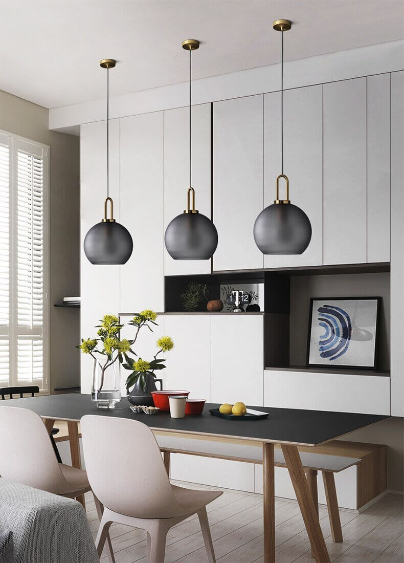 Modern Luxury American Glass Ball Chandelier - Image 8