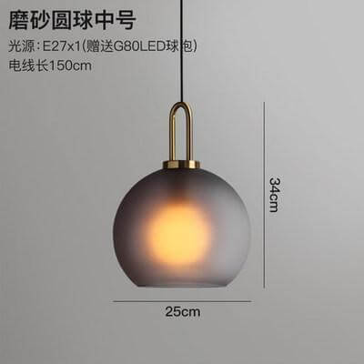 Modern Luxury American Glass Ball Chandelier - Image 9