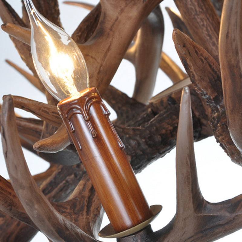 American Loft Style Deer Horn Pendant Light