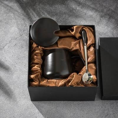 Elegant Marble Ceramic Coffee Mug Gift Set - Image 18