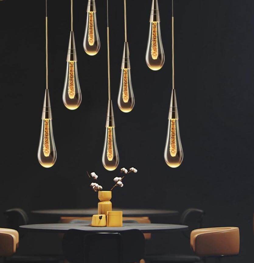 Melting Glass Crystal Luxury Pendant Lights - Image 0