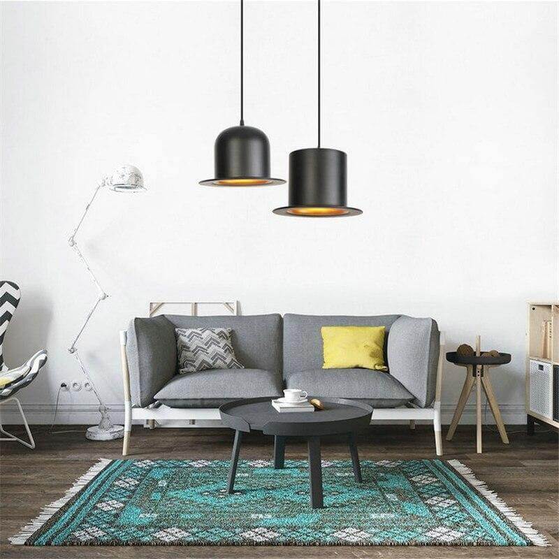 Modern Gentleman Hat Pendant Lamp