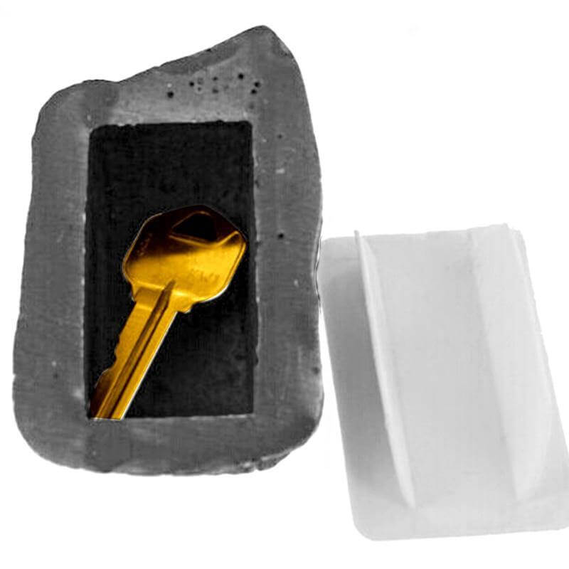 Fake Stone Spare Key Hidden Garden Box - Image 1