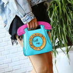 Telephone Shaped Women Retro Crossbody Handbag - MaviGadget