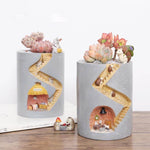 Creative Cozy Minimal Animal Life Flower Pot - MaviGadget