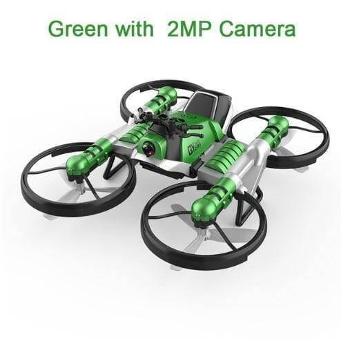 2in1 Folding Motorbike Aerial Land-Air RC Drone - Image 4