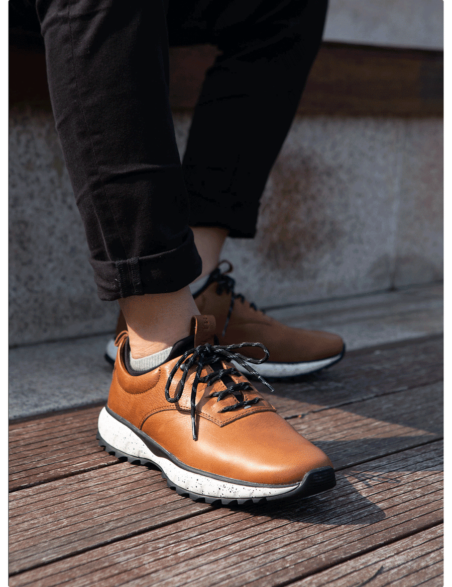 Leather Antibacterial Outdoor Casual Men Shoe - Image 11
