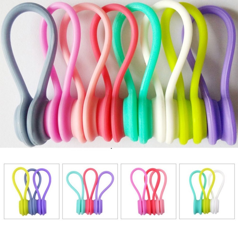 3pcs Magnetic Earphone Cable Organizer