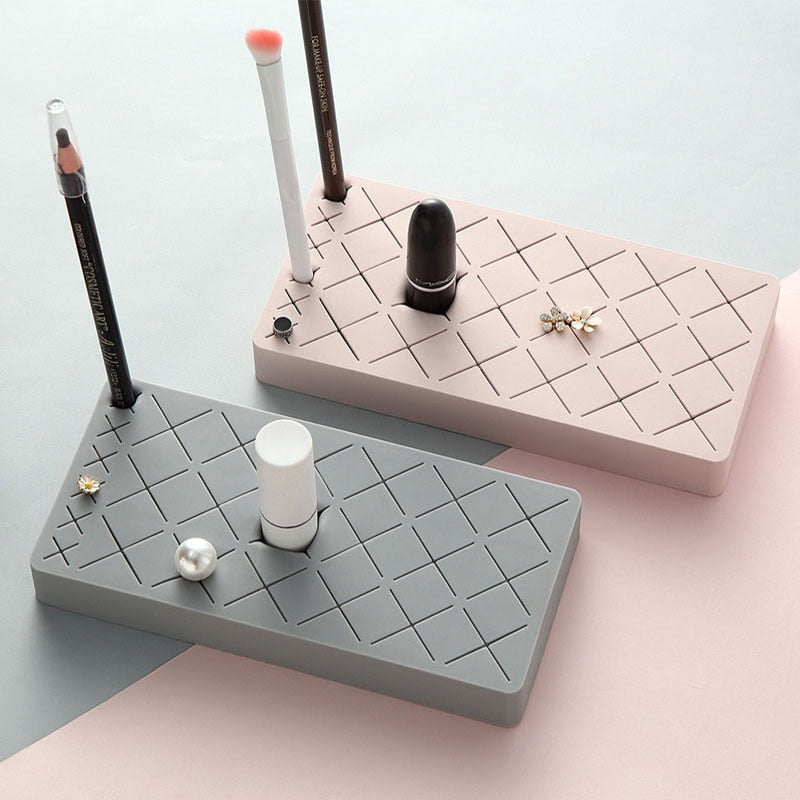 Multi Grids Makeup Jewelry Organizer Stand - Image 0