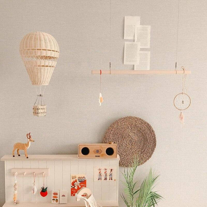 Handmade Nordic Hot Air Balloon Hanging Decor - Image 4