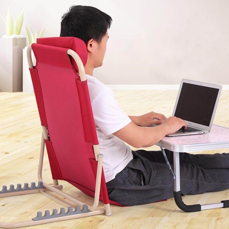 Foldable Lazy Adjustable Floor Chair - Image 0