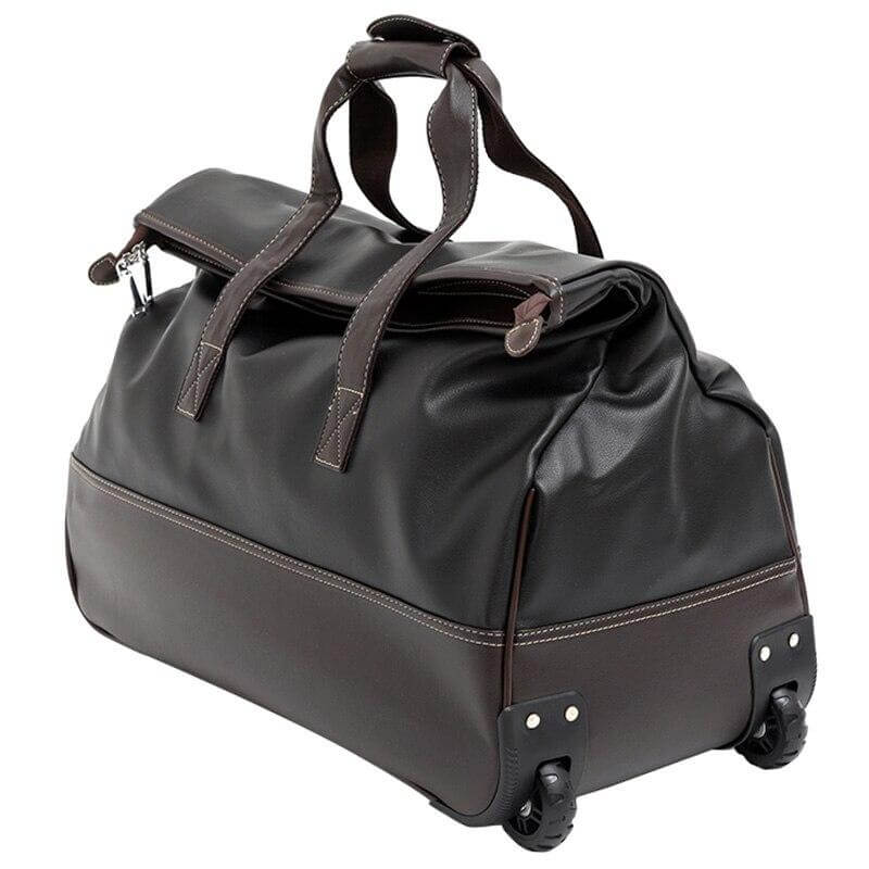 Rolling Leather Luggage Waterproof Suitcase - Image 9