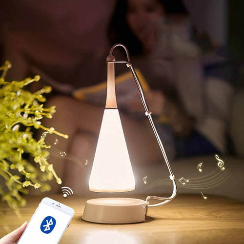 Touch Dimmer Chargeable Bluetooth Speaker Night Lamp - Image 0