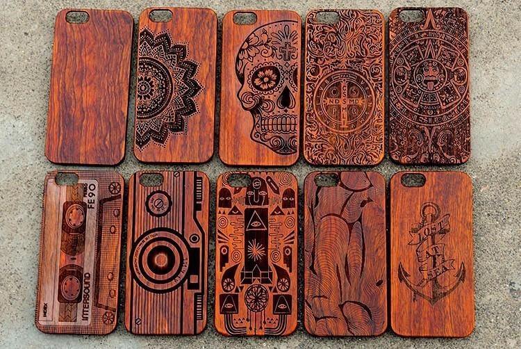 Luxury Hard Wooden for Case Iphone Models - MaviGadget