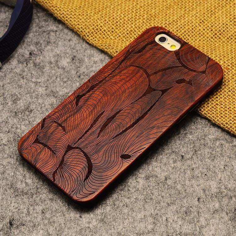 Luxury Hard Wooden for Case Iphone Models - MaviGadget