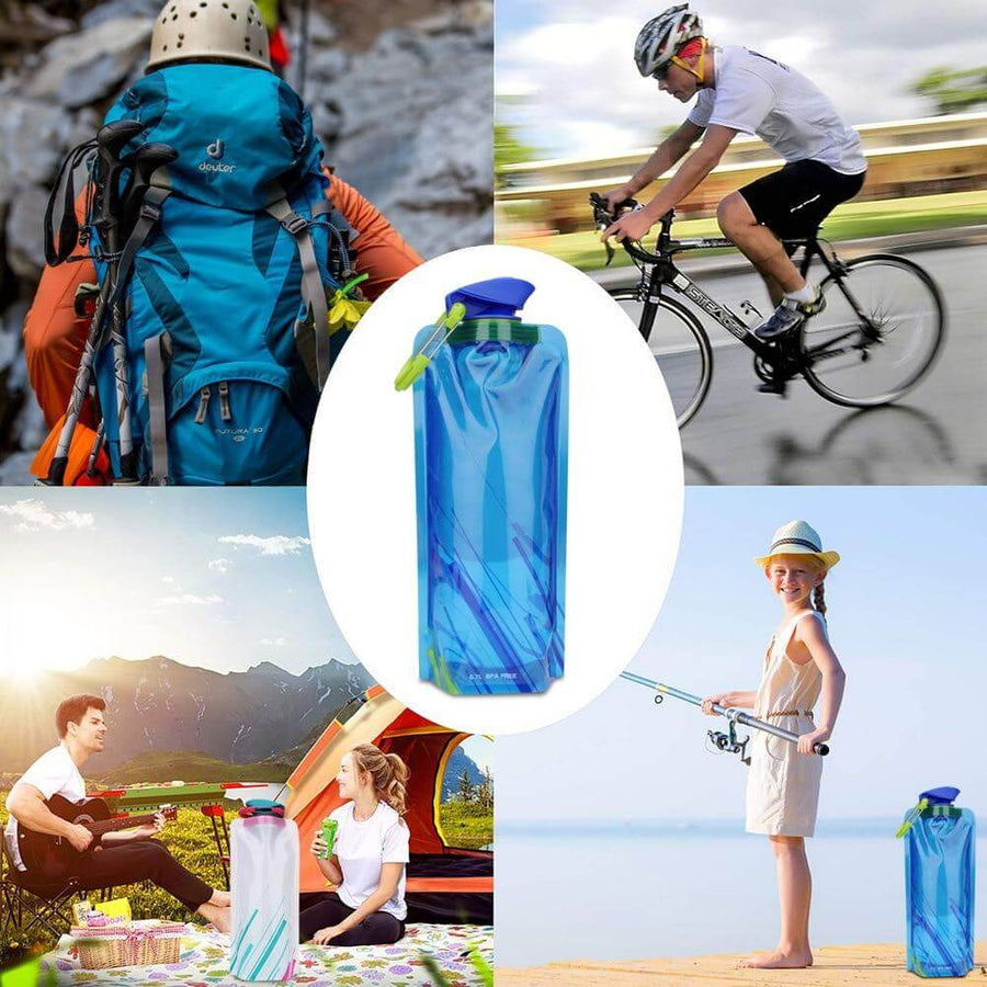 Reusable Foldable Flexible Water Bottle - Image 8