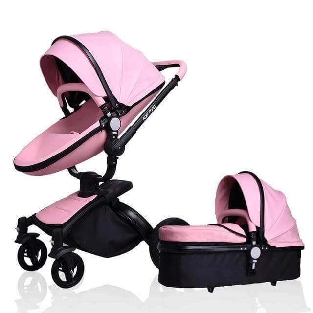 Modern Stylish Aluminium 3 in 1 Two way Baby Stroller - Image 7