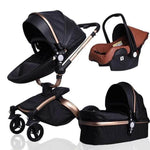 Modern Stylish Aluminium 3 in 1 Two way Baby Stroller