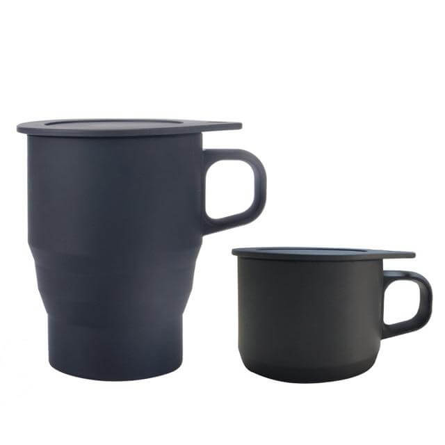Earth-Friendly Reusable Creative Silicone Foldable Mug - Image 2