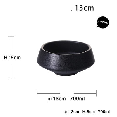 Elegant Matte Black Snack Bowl - Image 6