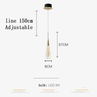 Melting Glass Crystal Luxury Pendant Lights - Image 3