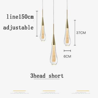 Melting Glass Crystal Luxury Pendant Lights - Image 1