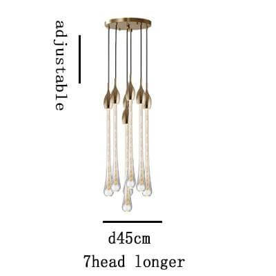 Melting Glass Crystal Luxury Pendant Lights - Image 4