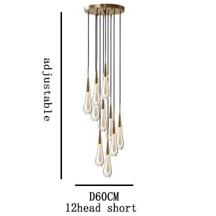 Melting Glass Crystal Luxury Pendant Lights - Image 12