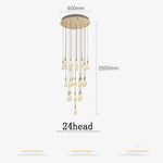 Melting Glass Crystal Luxury Pendant Lights